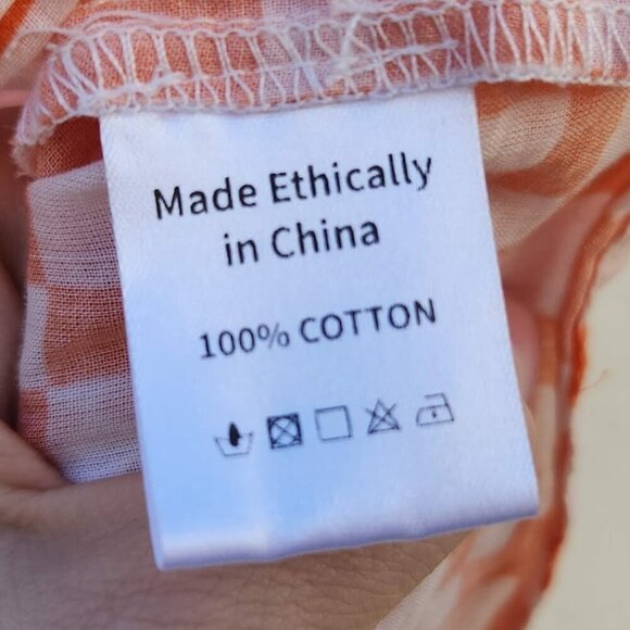 5/$100 SALE - WRAY Knot Top Sunset Basket Check - Picture 8 of 8